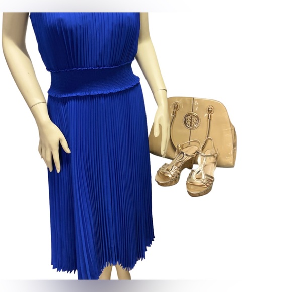 ❤️NWT Stunning Royal Blue Designer Dress Sz. 10 - Picture 4 of 15